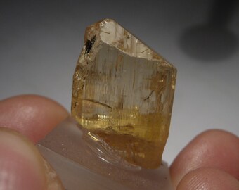 Yellow SCAPOLITE raw Crystal (4, 2gramm) yellow Scapolite Crystal, Tanzania #20