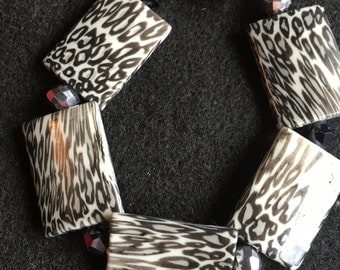 Animal Print Handmade Bracelet