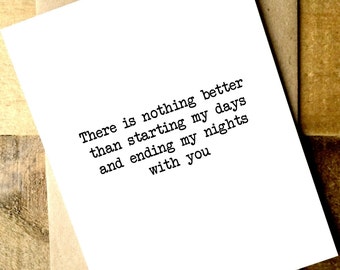 Love Card for Boyfriend - Anniversary Card for Boyfriend - Love Card for Her - There is nothing better.