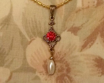 TITANIC - Rose's "Elevator" Edwardian Style Necklace Pendant - Jewelry Collection