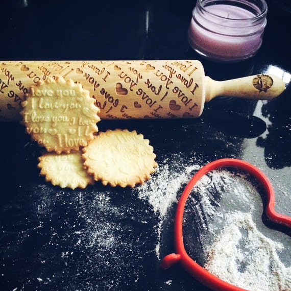 I love You cooking rolling pin