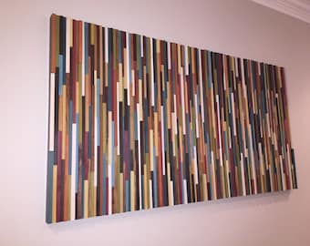 modern wood wall art-wood wall art-wooden wall art-reclaimed wood wall art-home decor- wall art large-art sculpture