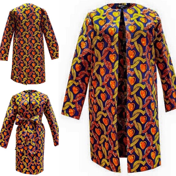 Items Similar To African Print Jacket Ankara Jacketafrican Clothing African Fashion On Etsy 