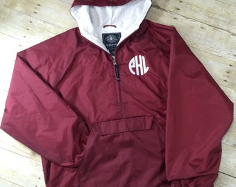 Charles River Monogram Classic Solid Pullover | Monogram Pullover | Monogram Womens Pullover | Monogram Womens Quarter Zip Sweatshirt