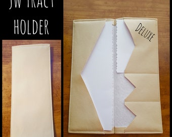 CLEARANCE JW Tract Holder in Bisque