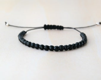 Black tourmaline bracelet, tourmaline bracelet, black tourmaline, tourmaline black, natural stone, black bracelet