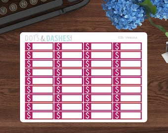 B36, Money icon sticker, payday littles, money icon, icon headers, money reminder, tithe tracker, bill reminder, payday amount reminder