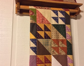 UNfinished Quilt Top, Baby Quilt Top, Girl Quilt, Throw Quilt, Lap Quilt, Picnic Quilt, Scrappy Quilt, Crib Quilt, Blanket, Baby Blanket