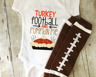Baby Thanksgiving Outfit, Thanksgiving bodysuit, turkey bodysuit, football outfit, thanksgiving outfit, unisex baby thanksgiving, newborn