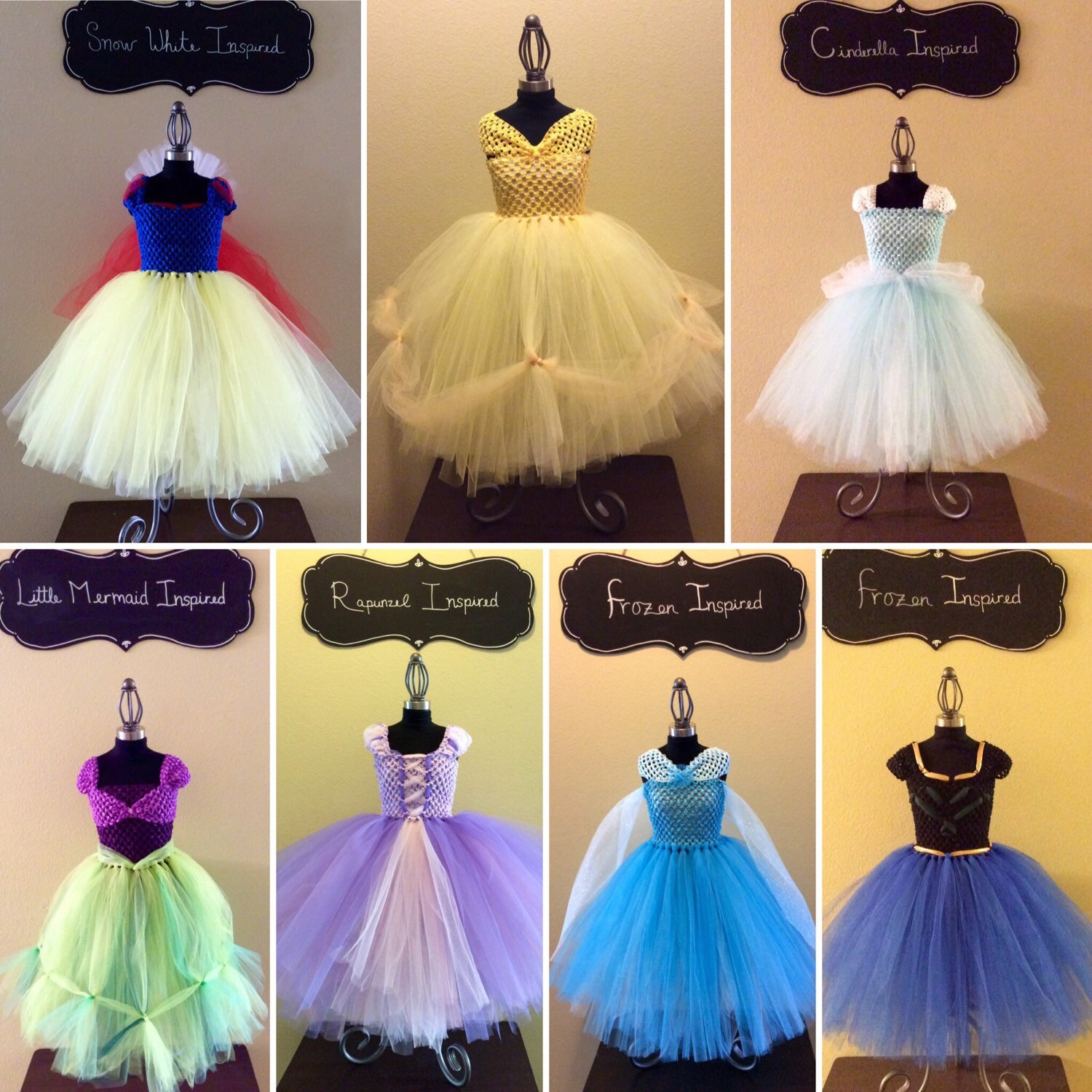 Adult Princess Inspired Tutu Dresses Various By Thegoldtutushop 8302