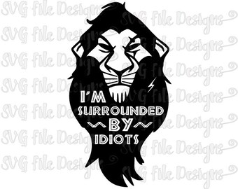Free Free 122 Silhouette Lion King Scar Svg SVG PNG EPS DXF File