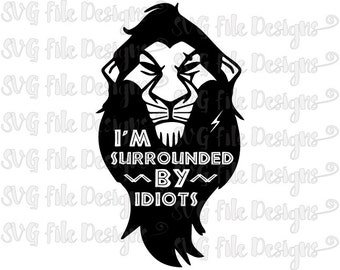 Free Free 181 Silhouette Lion King Scar Svg SVG PNG EPS DXF File