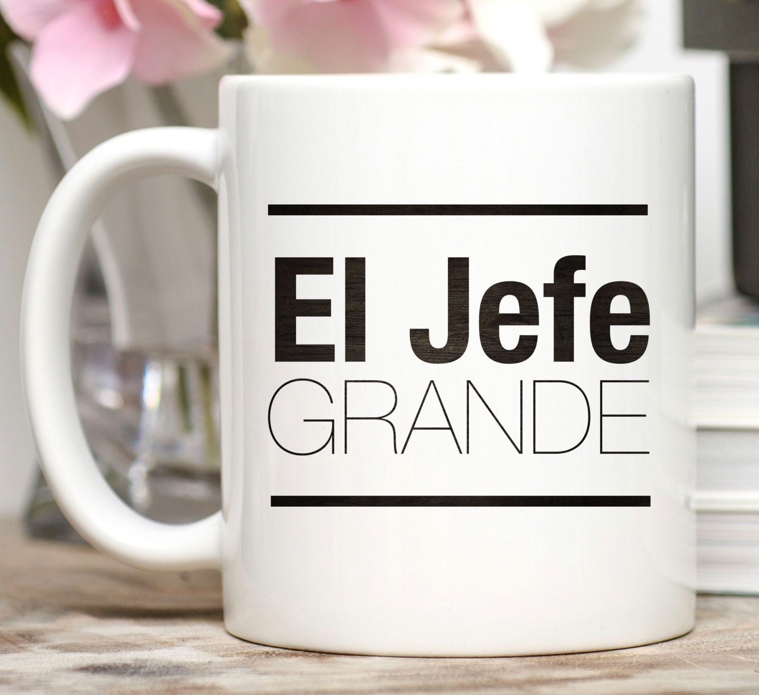 El Jefe Grande Mug / Boss Gift / Spanish by MugsbyMadKittyMedia