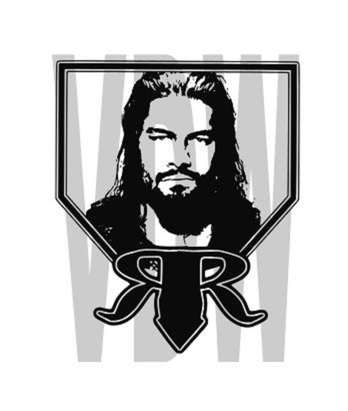 Roman Reigns wwe Wrestling Cutting Files by Vinyldecalsworld