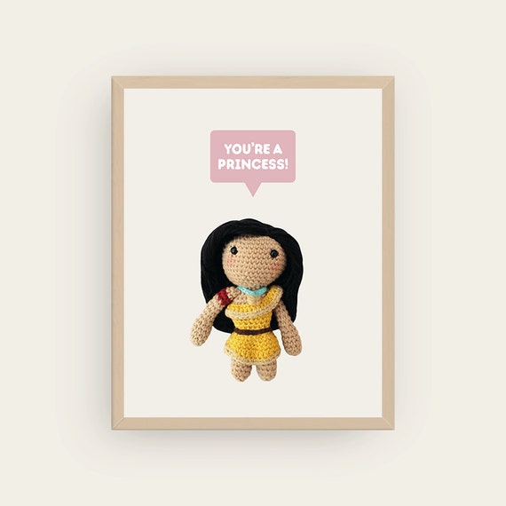 Pocahontas: You're a Princess! Amigurumis Prints.