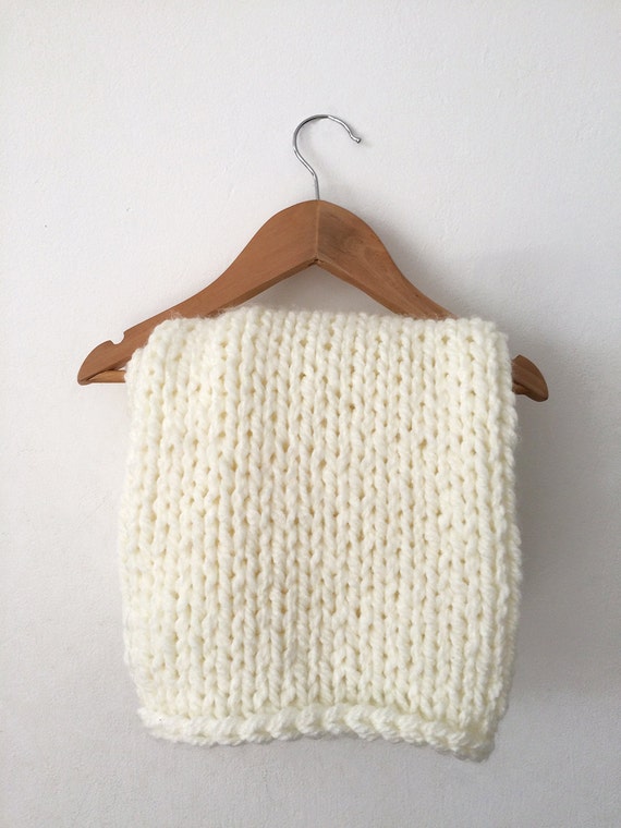 Chunky Knit Baby Blanket Crib Blenket Knit Blanket Cot