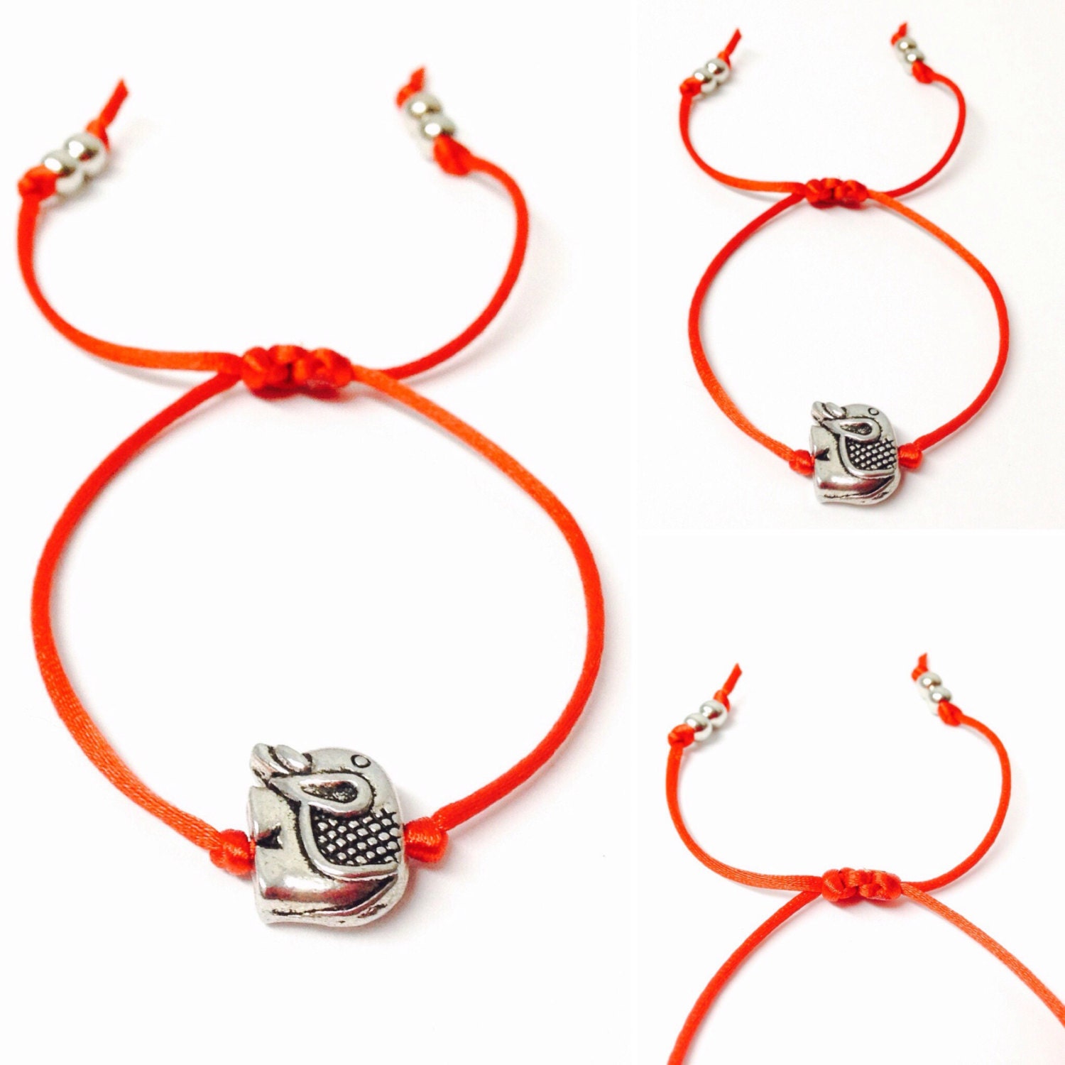 Elephant Bracelet Red String Elephant Bracelet Red