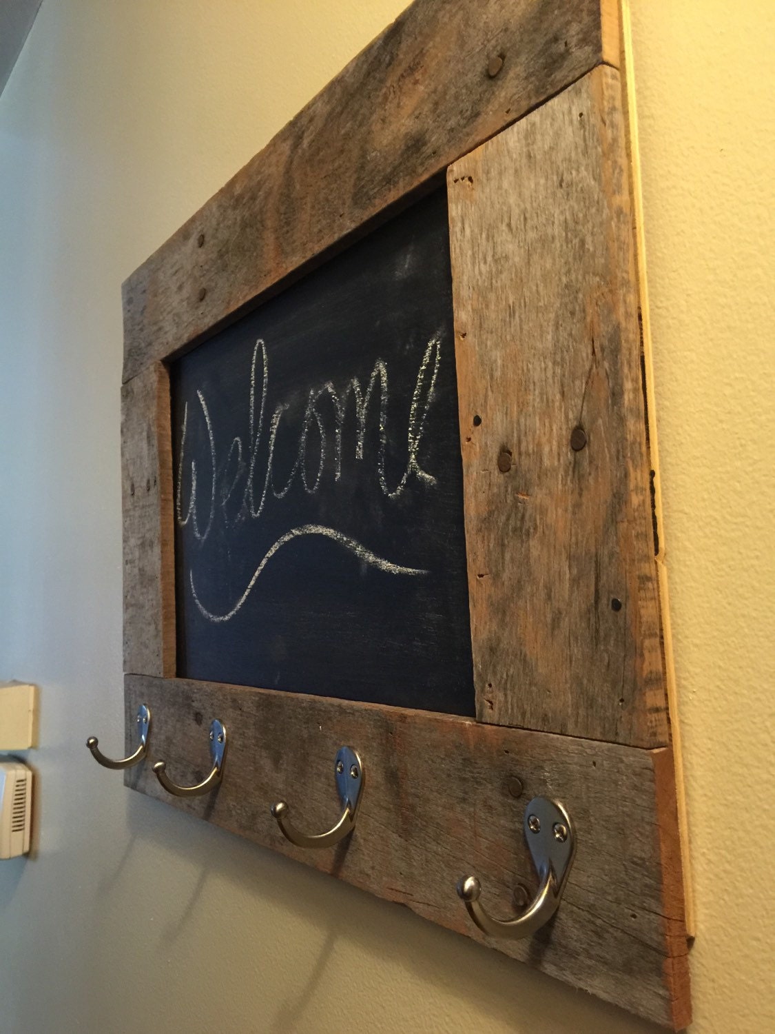 chalkboard key holder