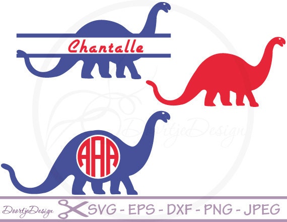 Download Monogram Dinosaur cutting file SVG files for cricut Dinosaur