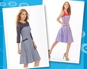 FITTED FLARED DRESS – Simplicity 1687 – Sundress, Sleeveless Dress, Long Sleeve Dress, Pocket, Scoop Neck – Plus Size 4-20 Sewing Pattern FITTED FLARED DRESS – Simplicity 1687 – Sundress, Sleeveless Dress, Long Sleeve Dress, Pocket, Scoop Neck – Plus Size 4-20 Sewing Pattern