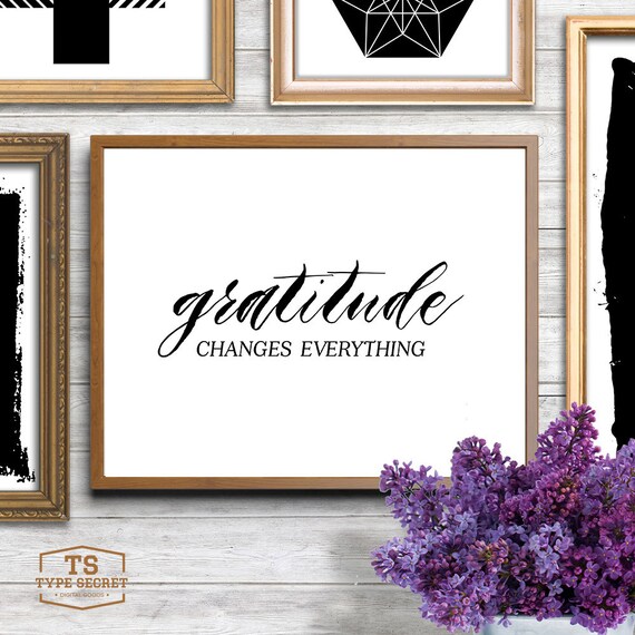 horizontal print gratitude gratitude changes everything