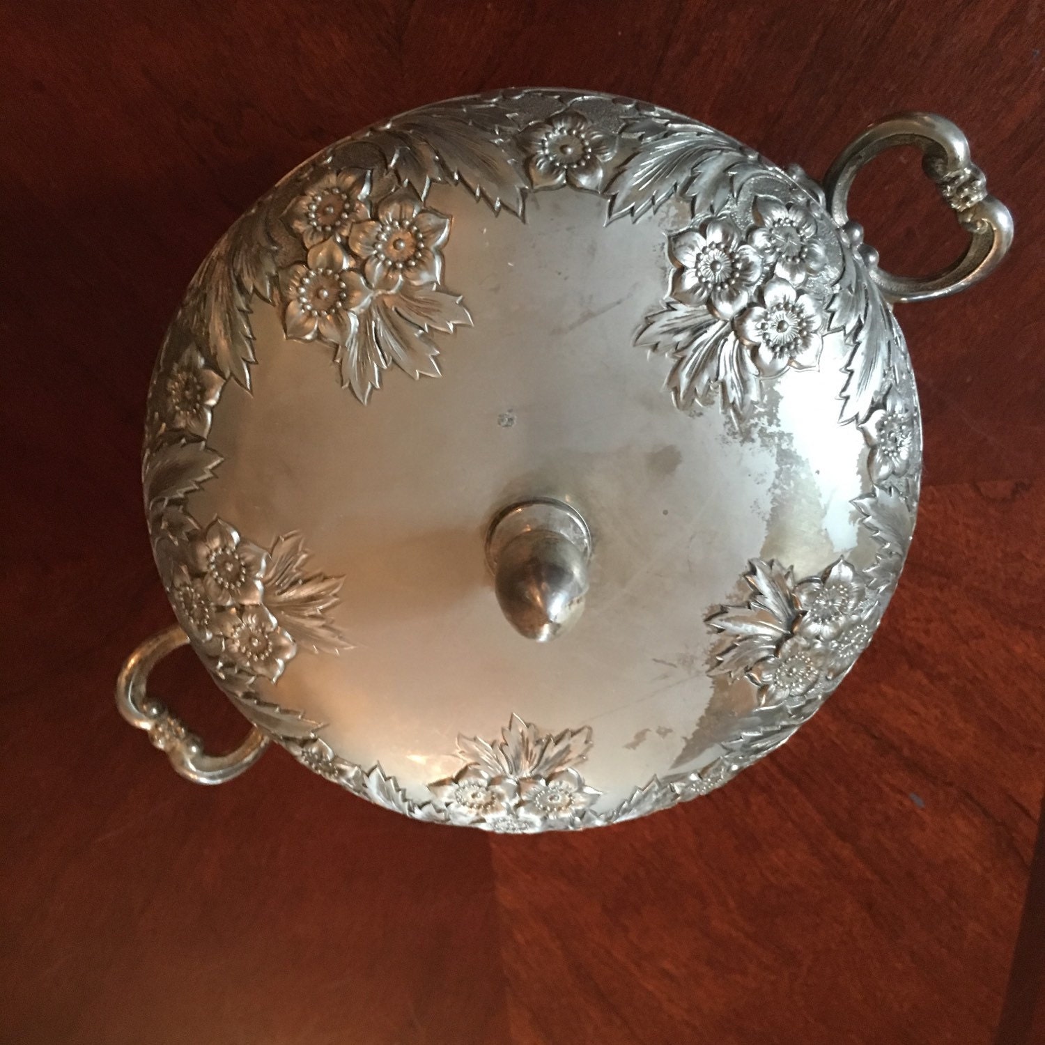 Vintage Potpourri Holder Vintage Coffee Table Decor Silver