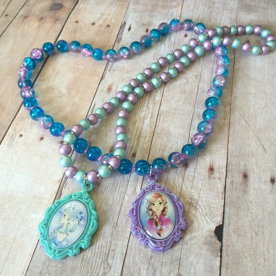 Frozen Necklace // Girl Necklace // Toddler by BelovedOneJewelry