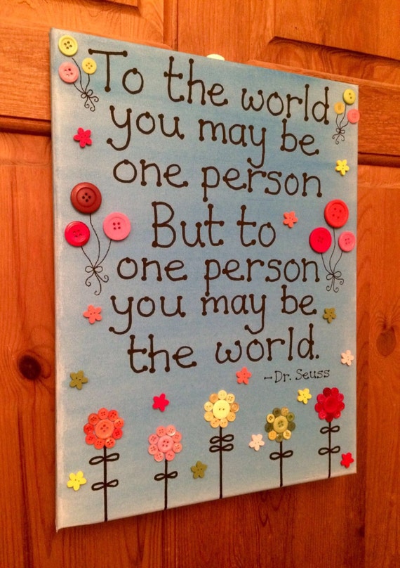 Dr Seuss Canvas 