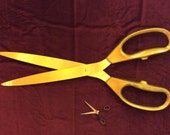 The Giant  Scissors Gold 12k 38" , top quality giant scissors , big scissors , large size scissors  , big size scissors
