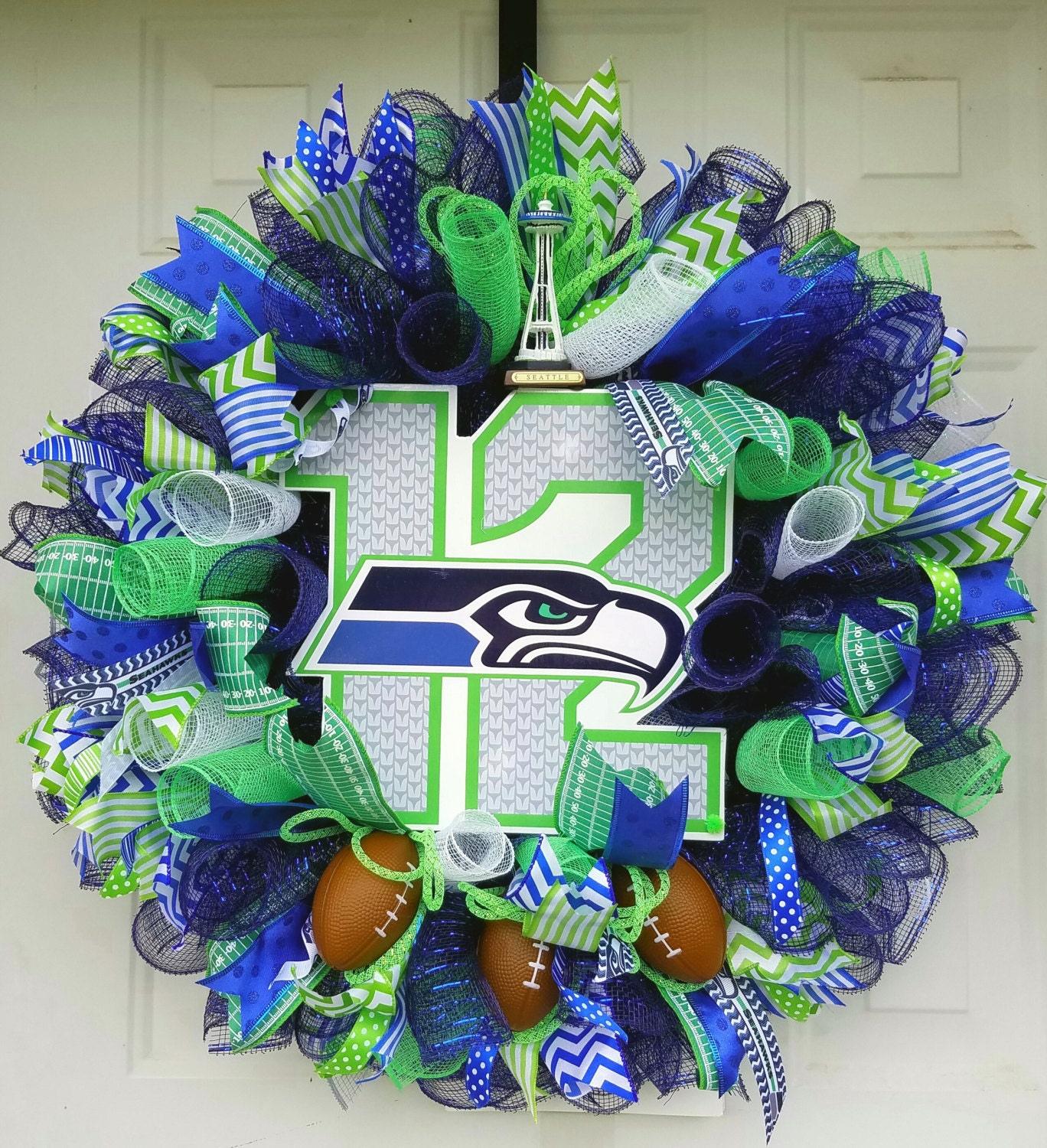 Seahawks Seattle Seahawks wreath Seattle Seahawks wreath