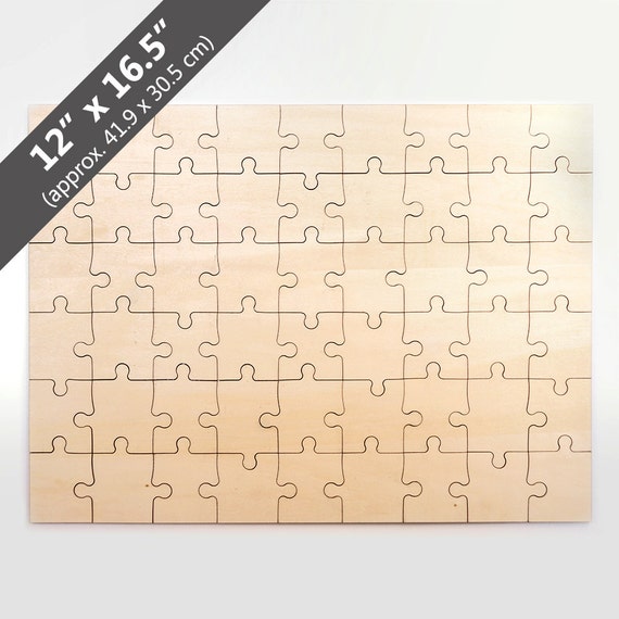 Blank 12x16.5 Wooden Jigsaw Puzzle by CreateJigsawPuzzle on Etsy