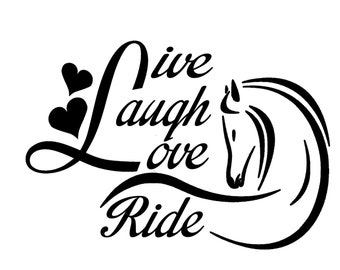 Download Live to ride decal | Etsy