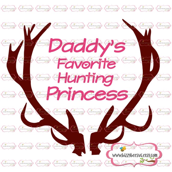 Download daddys hunting princess SVG DXF EPS cut filehunting svg