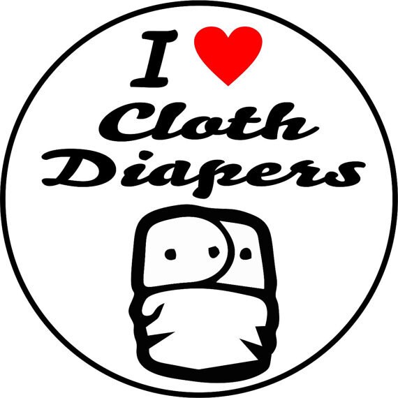 I Love Cloth Diapers Decal
