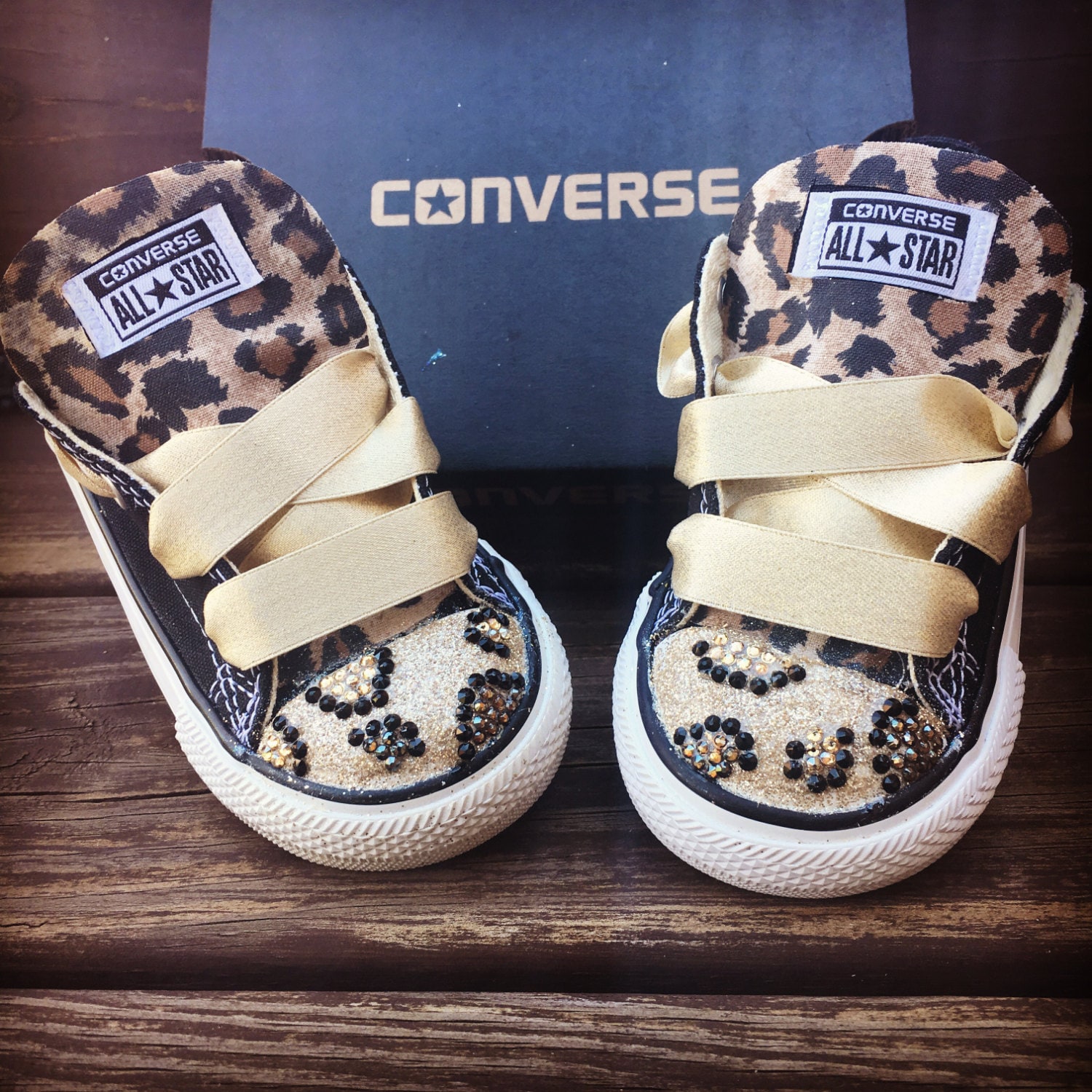 Cheetah girl converse shoes