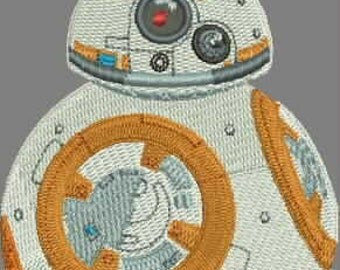 Star Wars Embroidery Design BB8 bb-8 Force Awakens space robot 71*113mm