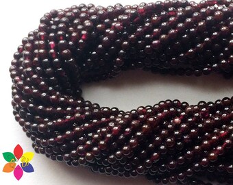 60% OFF Sale AAA Quality Garnet Natural 8 mm Smooth Round beads Strand length 13.5 inches