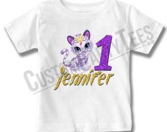 Customized Shimmer and Shine Birthday Shirt Add Name & AGE Gift Favors Personalized Nahal Shirt