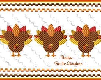 Thanksgiving Mickey Mouse Turkey Faux Smocking Digital Embroidery Machine Design File 4x4 5x7 6x10