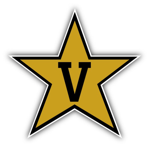 Vanderbilt Commodores NCAA USA Star Logo College Sport by slonotop