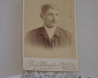 Vintage Photography Young Man's Headshot
