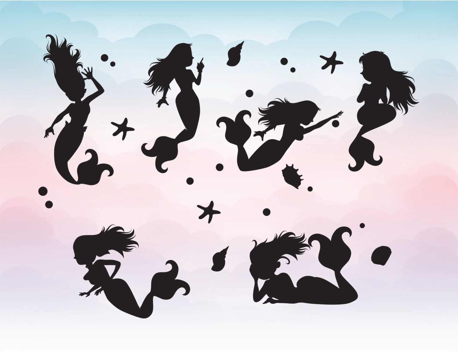 Free Free 220 Mermaid Clipart Svg SVG PNG EPS DXF File