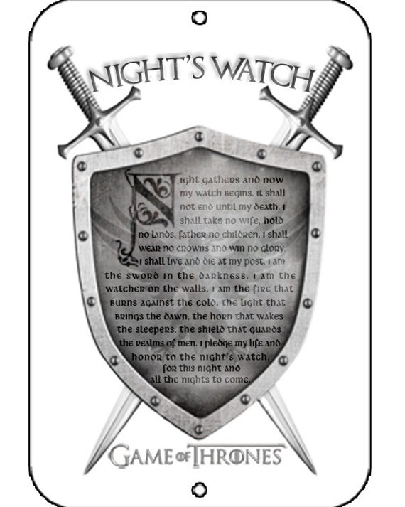 game of thrones oath of loyalty