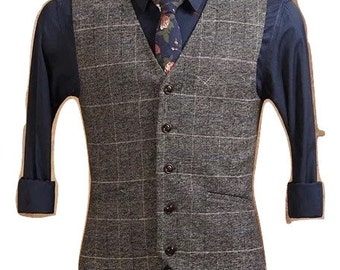 Windowpane suit | Etsy