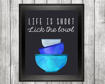 Lick the bowl | Etsy