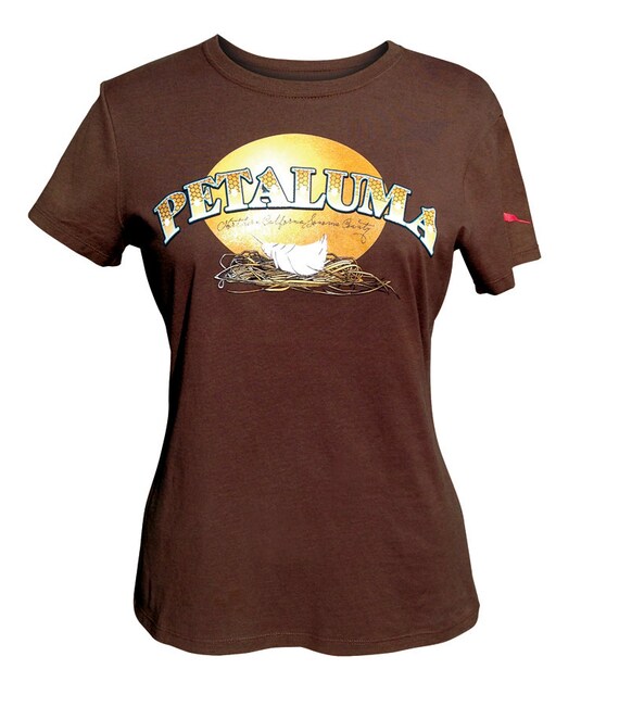 Items similar to Womens Petaluma TShirt on Etsy