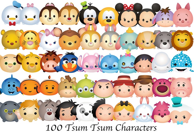 winnie the pooh characters tsum tsum