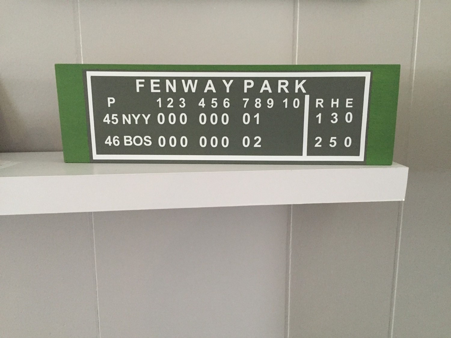 Fenway Park Green Monster Scoreboard Red Sox Yankees
