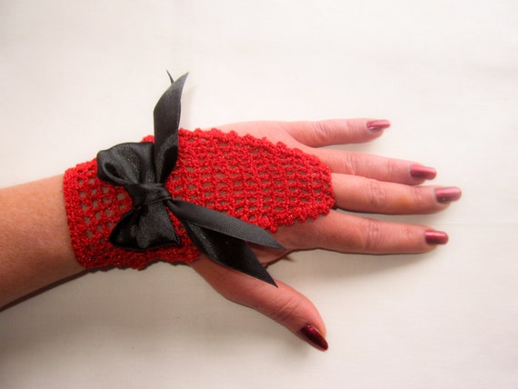 Lace Gloves Fingerless Lame Gloves Hand By SentimentalSpirit