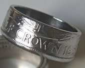 Half Crown Coin Ring
